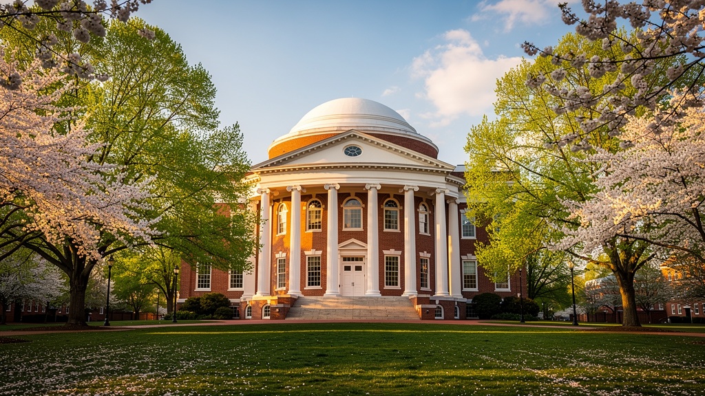University of Virginia Rotunda designed by Thomas Jefferson